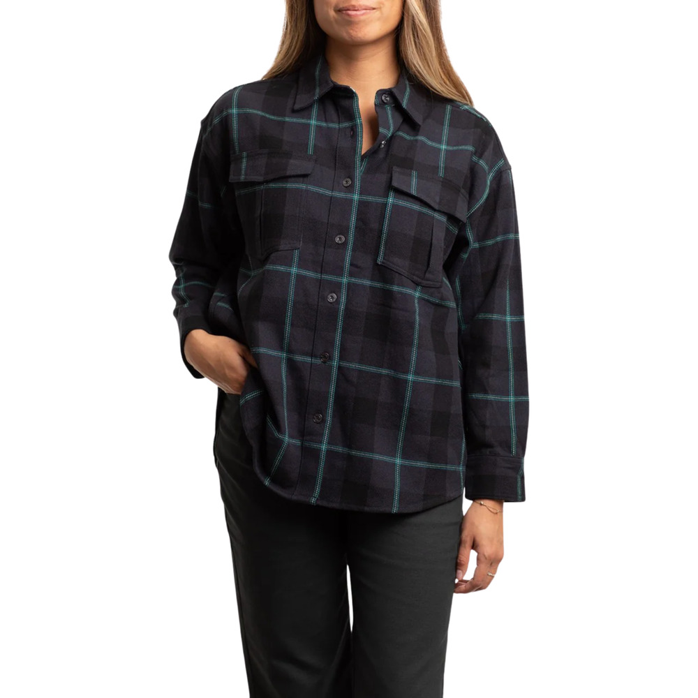 JETTY Womens Flannel Shirt US Size Small ANCHOR Flannel